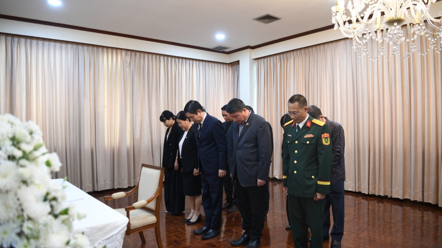 Đại sứ Việt Nam tại Thái Lan viếng nguyên Chủ tịch nước Lào Khamtay Siphandone